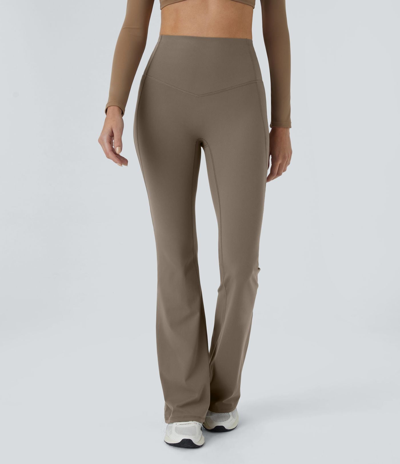 Pantalon 7/8 d'entraînement gainant galbant taille haute avec poches Halara UltraSculpt™
