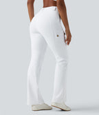 Pantalon cargo bootcut randonnée taille moyenne DayStretch avec poches