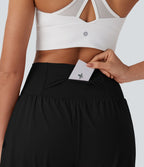 Short de yoga SoftlyZero™ Airy 2-en-1 taille très haute avec poches et effet frais InstantCool 17,5 cm