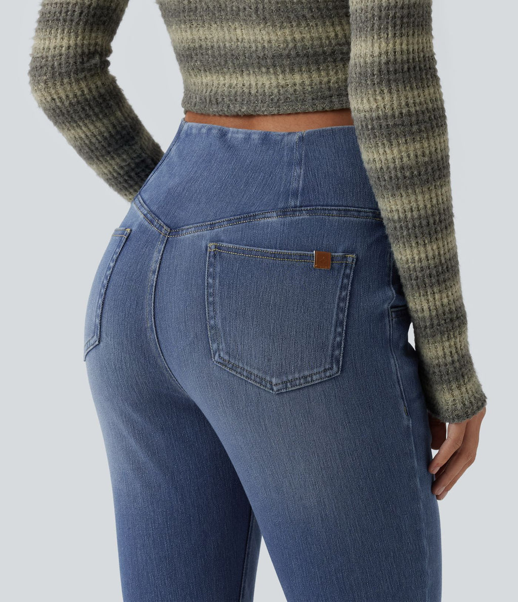 Jegging Halara Flex™ taille haute croisé décontracté avec poches