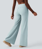Pantalon yoga large gainant taille haute DayStretch avec poches