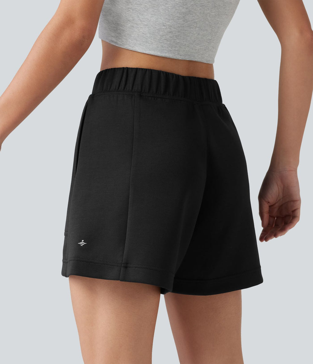 Short de danse taille mi-haute coupe évasée avec poches