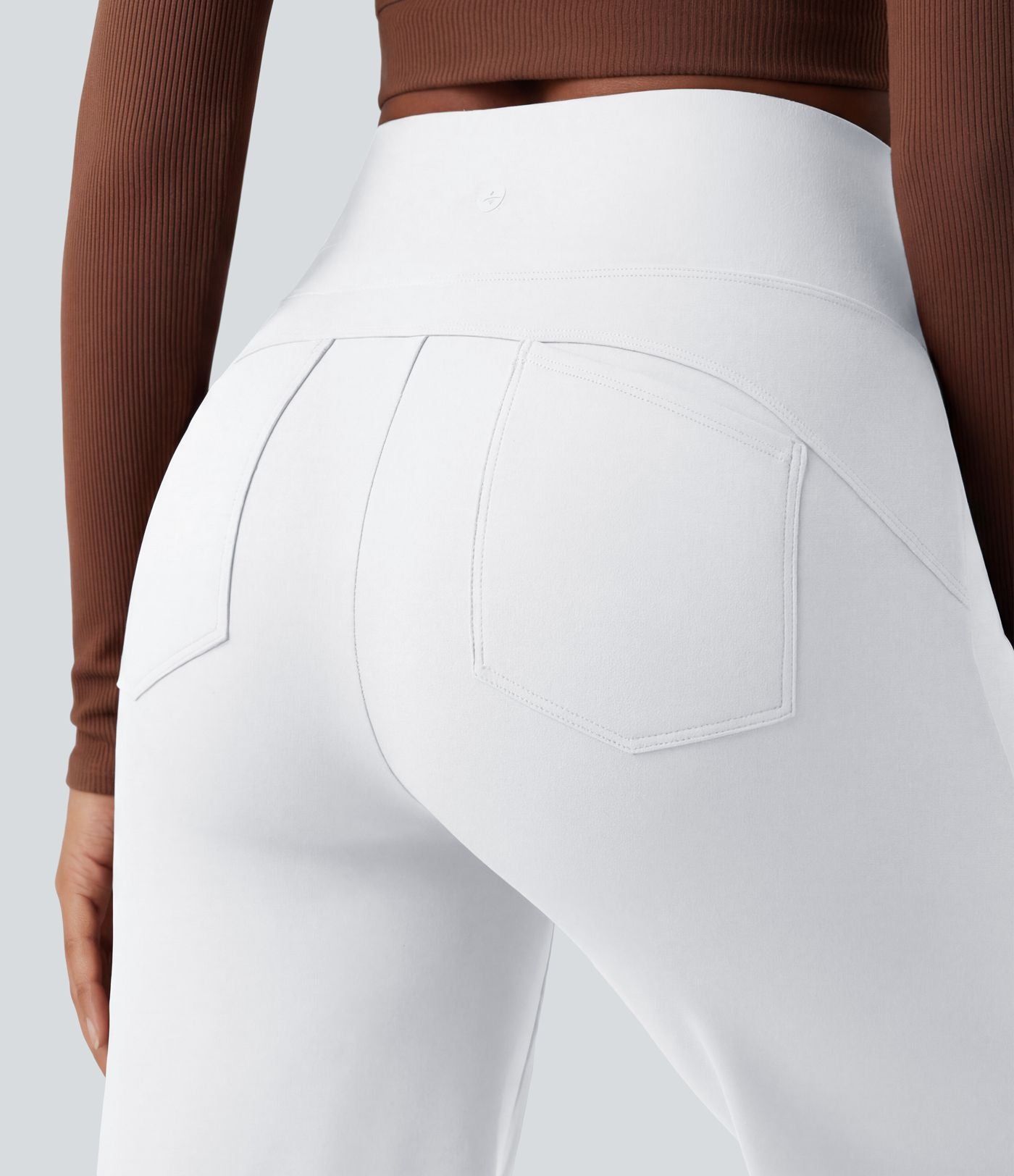 Pantalon yoga large gainant taille haute DayStretch avec poches