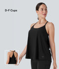 Haut de sport yoga SoftlyZero™ Airy licou drapé effet frais InstantCool, bonnets E-G, protection solaire UPF50+