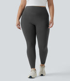 Halara UltraSculpt™ Legging yoga grande taille froncé taille haute gainant et sculptant avec poches