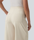 Pantalon tailleur large Halara Flex™ DayStretch taille haute avec poches