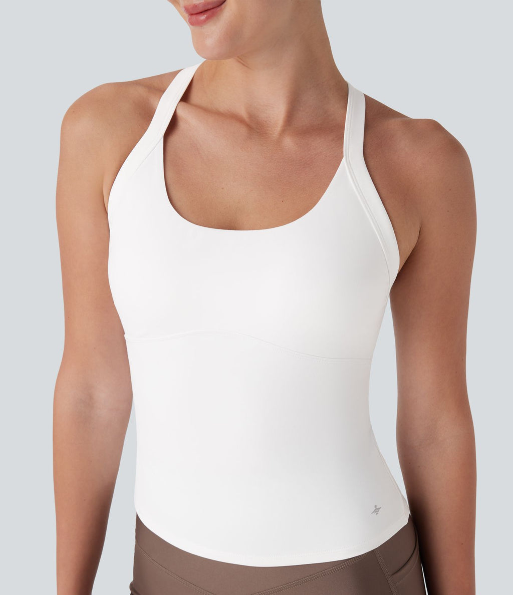 Débardeur yoga SoftlyZero™ Plush à découpes A-D