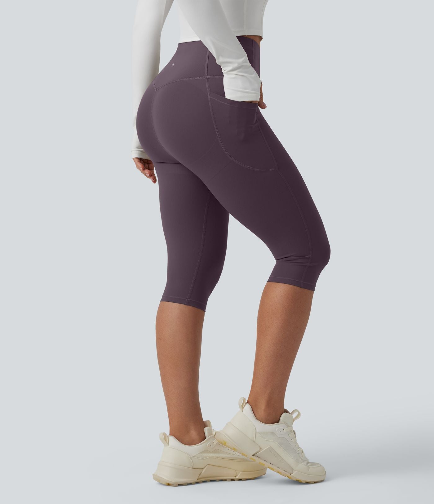 Legging sculptant d'entraînement corsaire Halara UltraSculpt™ taille haute galbant gainant avec poches
