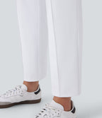 Pantalon de golf fuselé, taille mi-haute, séchage rapide, avec poches et poche tee, UPF40+