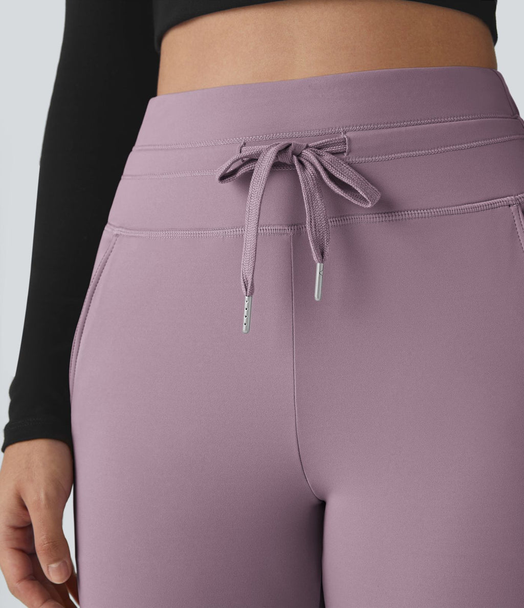 Jogging taille haute Softlyzero™ Plush avec cordon de serrage et poches latérales