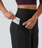 Pantalon de running court effet frais InstantCool taille haute à séchage rapide avec cordon intérieur, ourlet arrondi, poches et protection solaire UPF50+