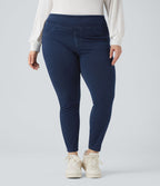 Halara Flex™ Jegging Casual Taille Haute Tricot Extensible Poche Latérale Arrière Grande Taille