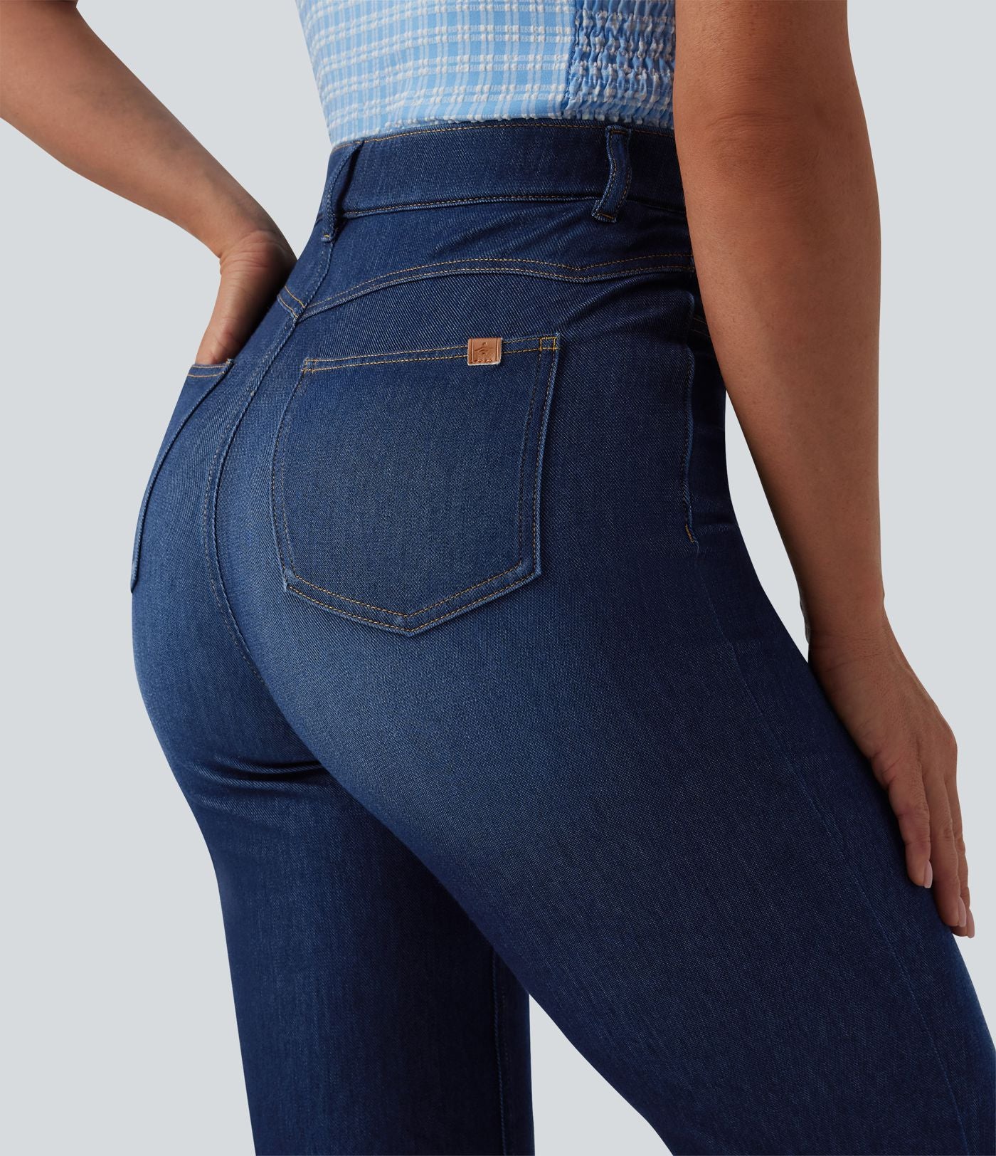 Halara Flex™ Jean casual gainant taille haute avec poches