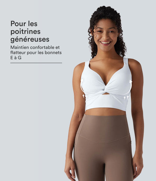 Brassière de sport de yoga Halara UltraSculpt™ push-up soutien léger - Bonnets E-G