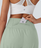 Short de yoga SoftlyZero™ Airy 2-en-1 taille très haute avec poches et effet frais InstantCool 17,5 cm