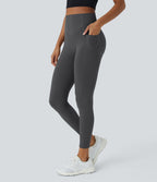 Legging d'entraînement gainant galbant taille haute avec effet scrunch et poches Halara UltraSculpt™