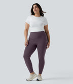 Halara UltraSculpt™ Legging yoga grande taille froncé taille haute gainant et sculptant avec poches