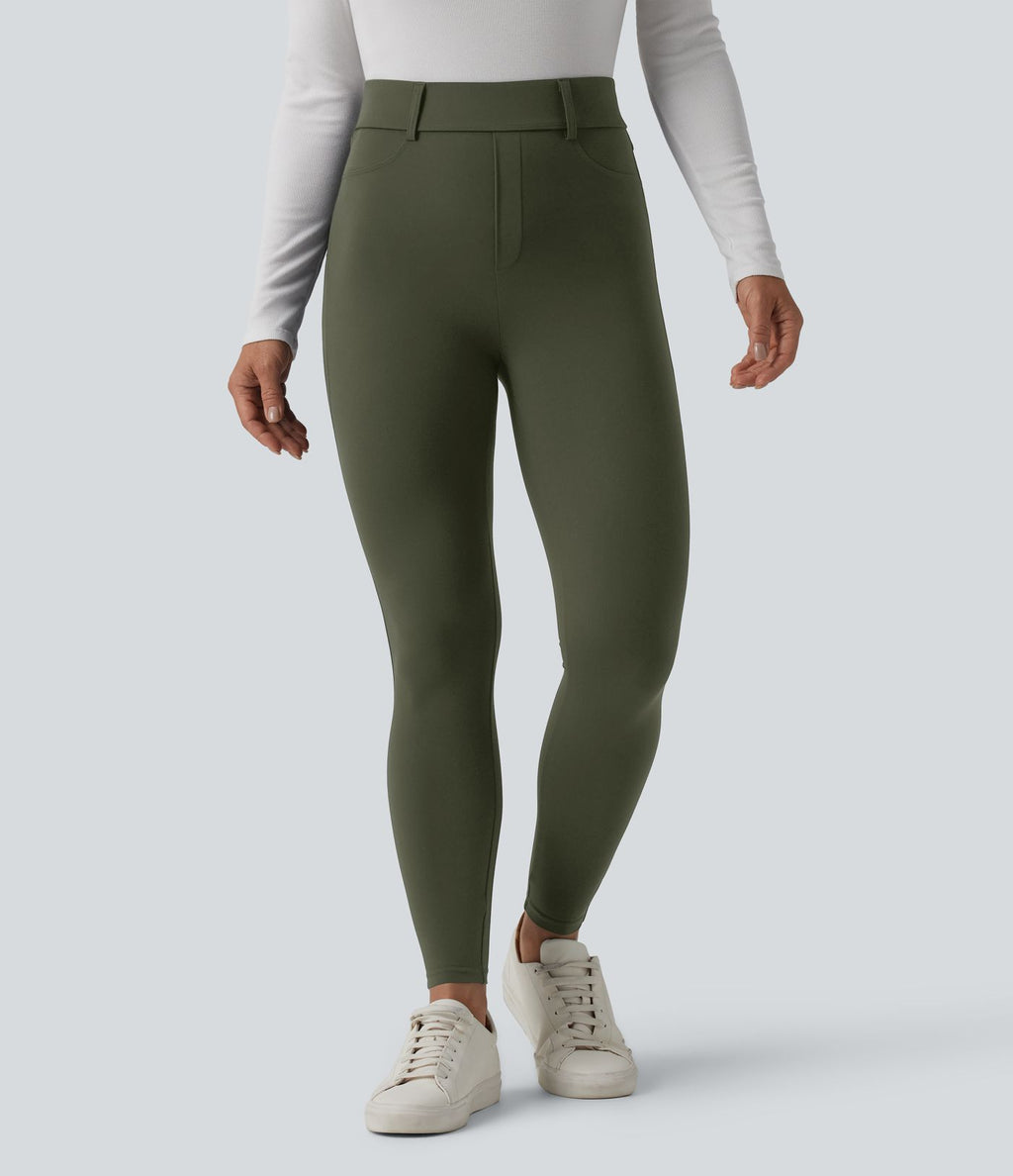 Legging décontracté 7/8 Halara UltraSculpt™ taille haute avec poches