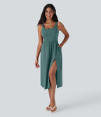 Robe décontractée mi-longue SoftlyZero™ Airy avec coques et effet frais InstantCool avec poches, bonnets E-G