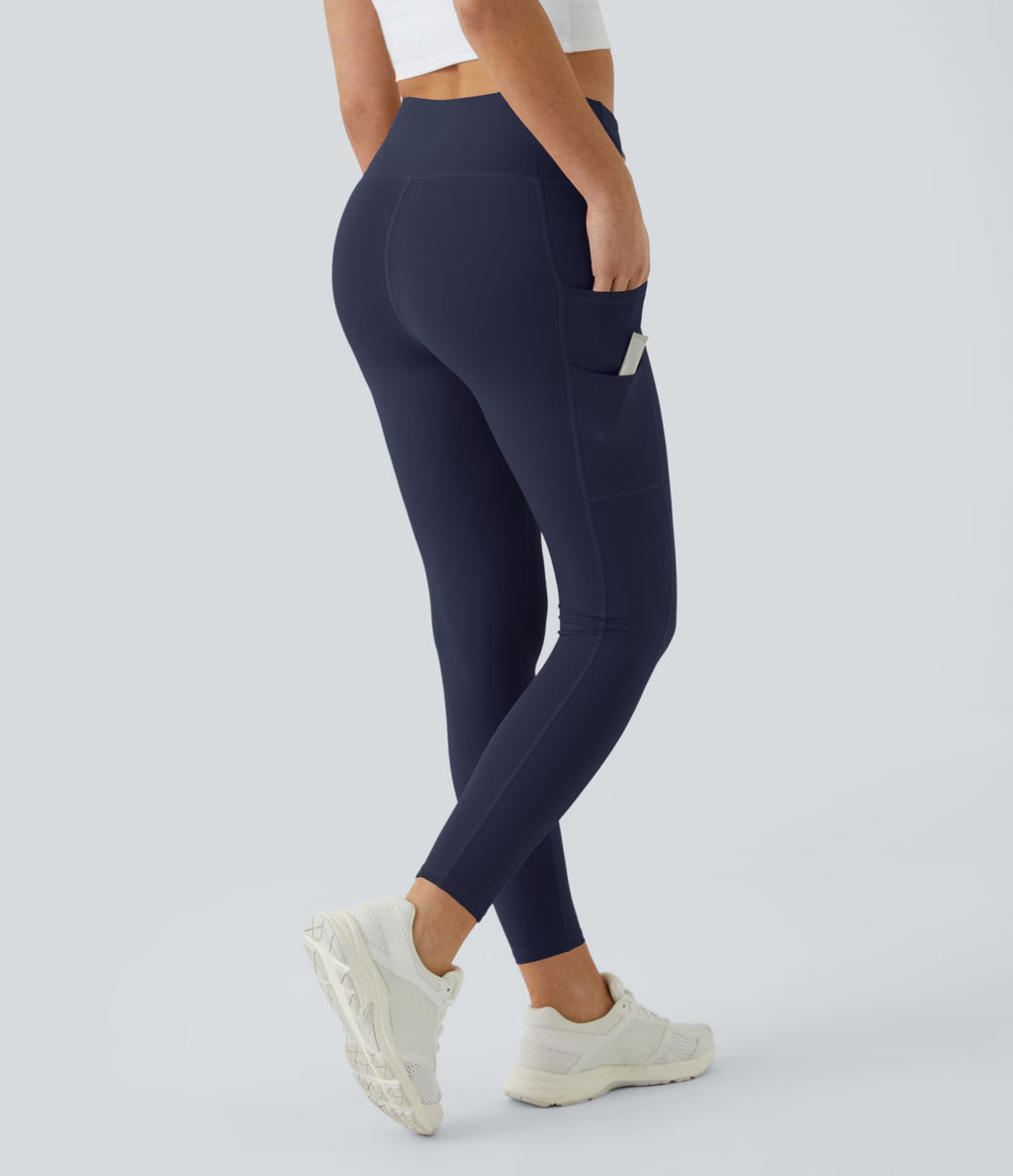 Softlyzero™ Legging Uni Taille Haute Doubles Poches - UPF50+