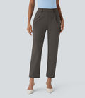 Pantalon de travail fuselé longueur cheville taille haute Halara Flex™ DayStretch avec poches