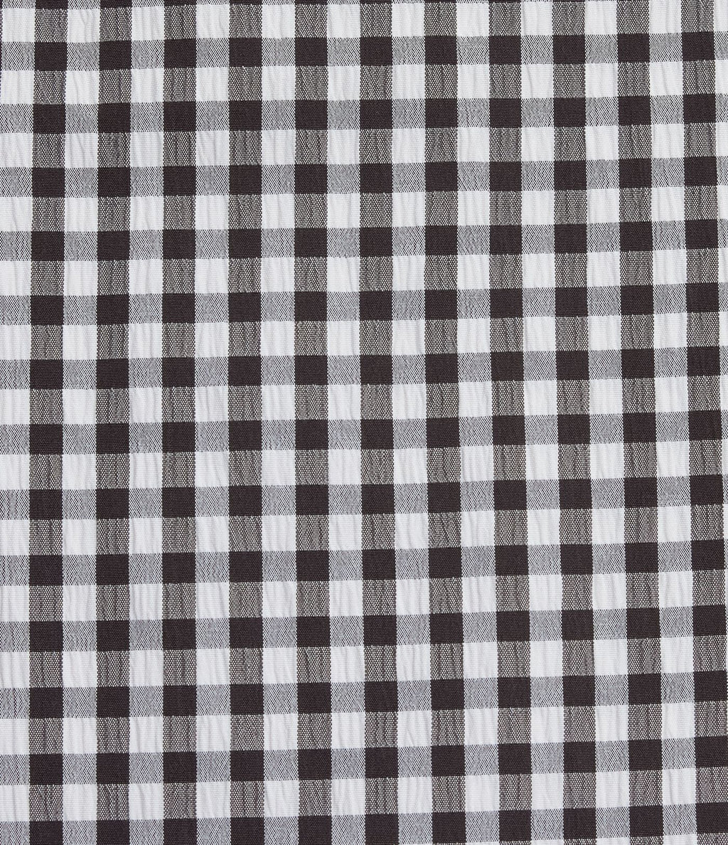 Pantalon casual baggy à carreaux taille haute avec poches