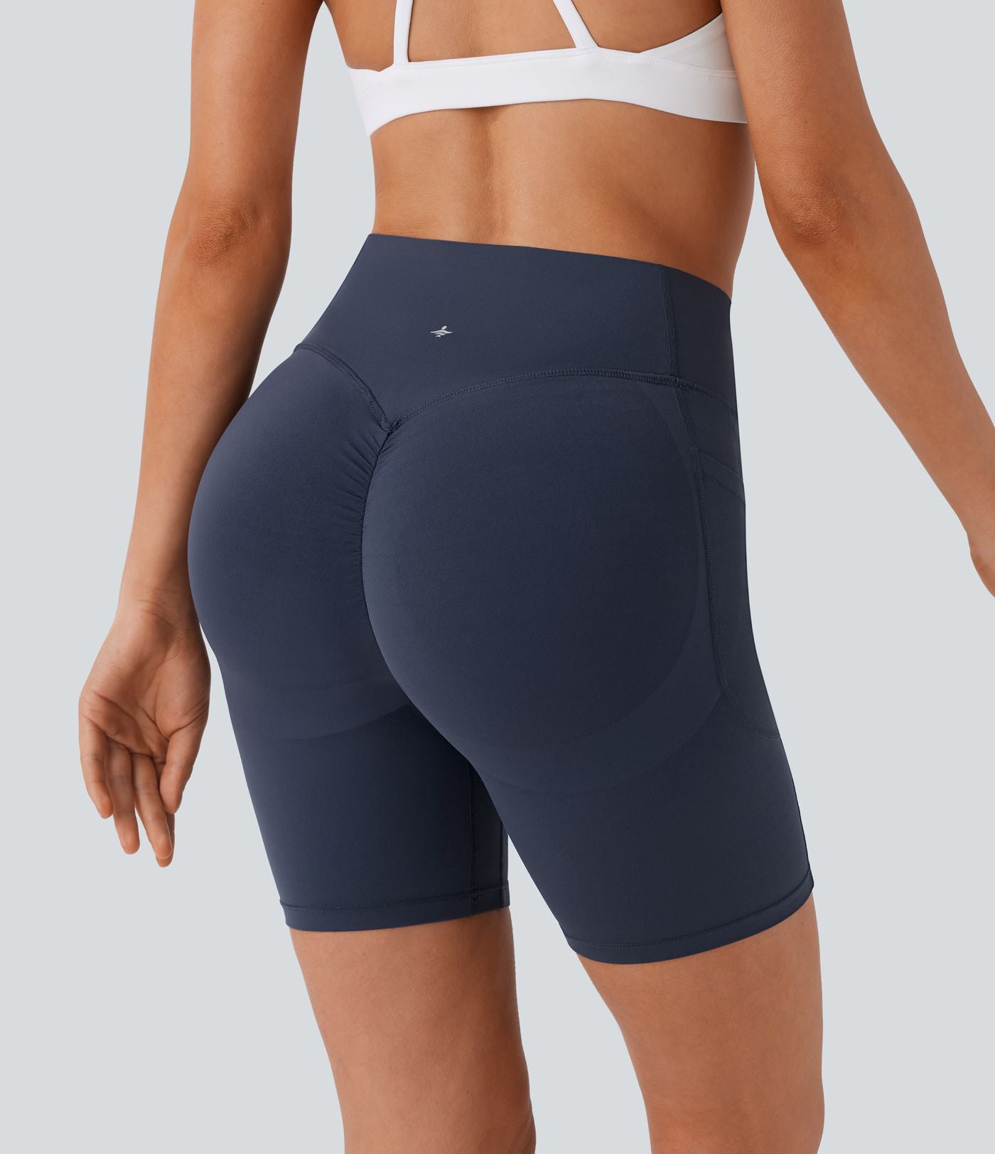 Legging de yoga gainant taille haute chiné à séchage rapide avec poches Halara UltraSculpt™