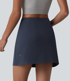 Halara UltraSculpt™ Jupe mini de sport 2-en-1 ventre plat taille haute avec poches