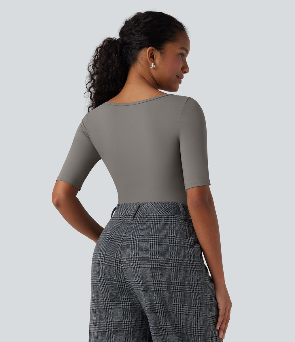 T-shirt de travail SoftlyZero™ Airy encolure arrondie manches courtes effet frais InstantCool