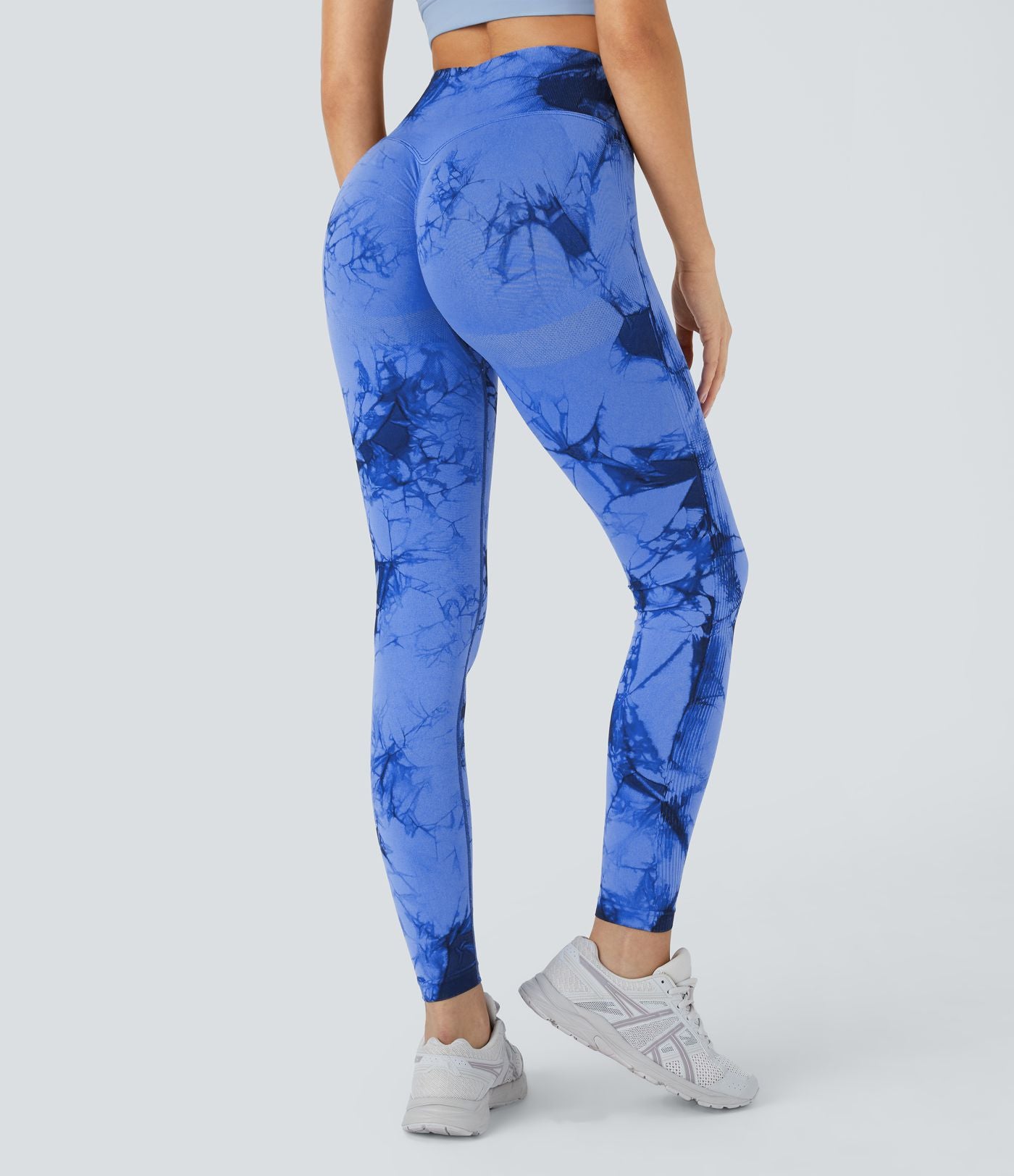 Legging yoga taille haute tie-dye sans couture OneForm Seamless Flow