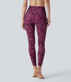 Legging de yoga gainant taille haute imprimé léopard avec poches Halara UltraSculpt™