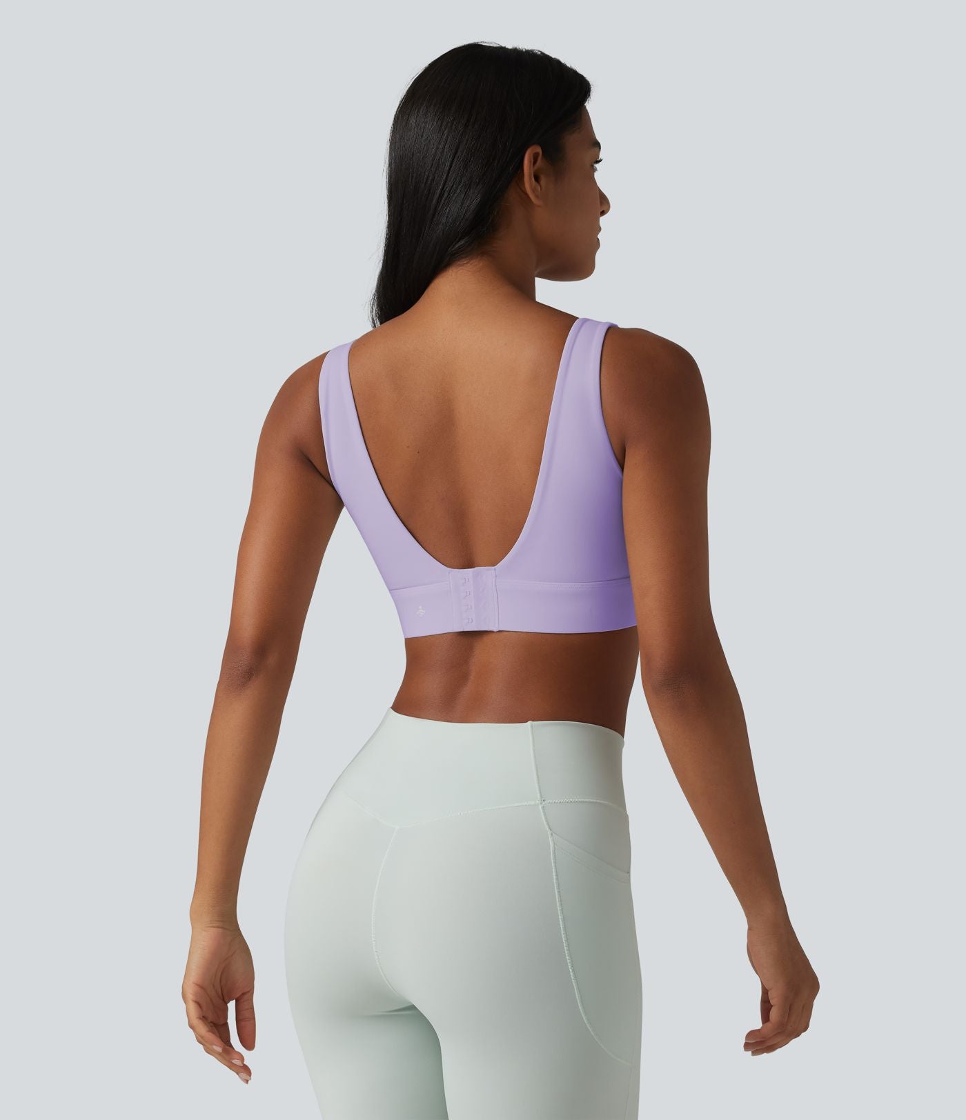 Brassière de sport Halara UltraSculpt™ maintien moyen dos nu avec boucle ajustable et brassière intégrée