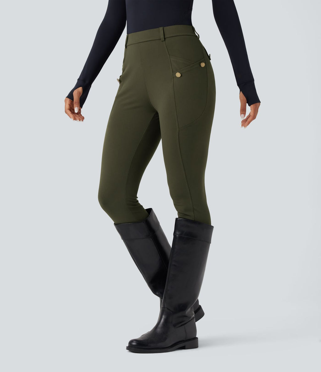 Pantalon ajusté taille haute DayStretch avec poches