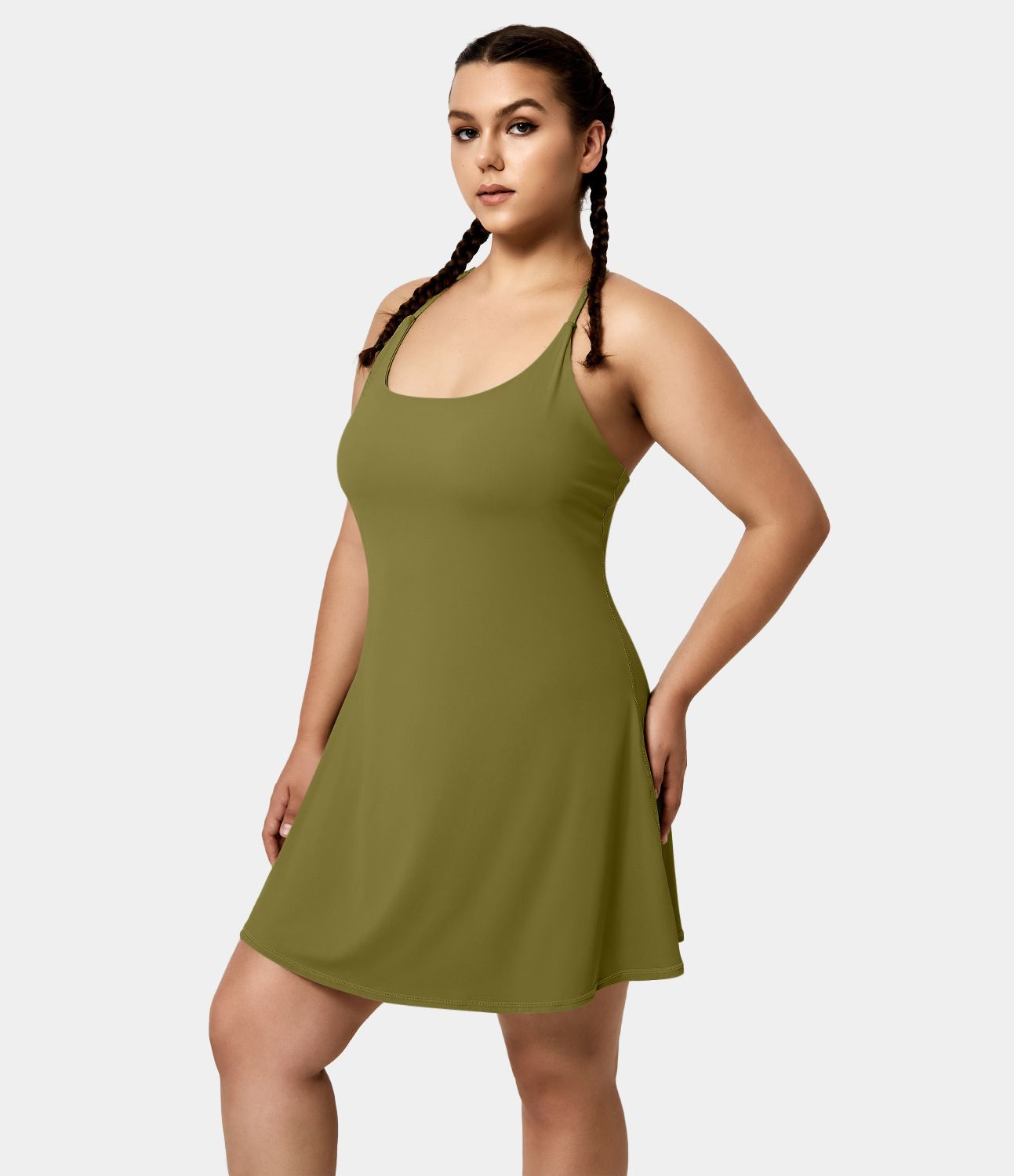 Softlyzero™ Airy Mini Everyday Robe-Euphoria Air Aérée 2 En 1 Dos Nu Avec Poche Latérale Cool Touch Grande Taille