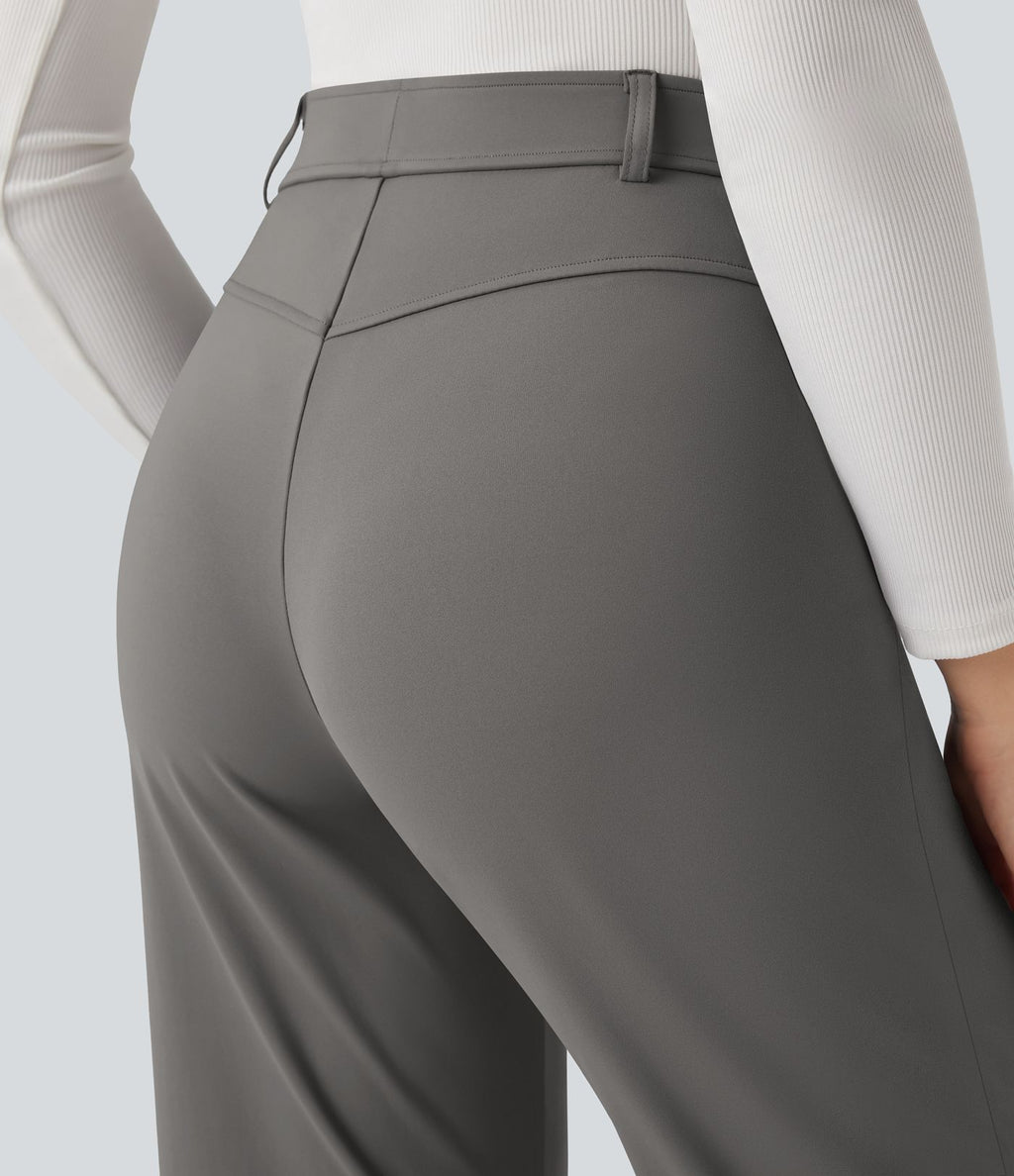 Pantalon tailleur fuselé 7/8 taille haute Halara Flex™ DayStretch avec poches