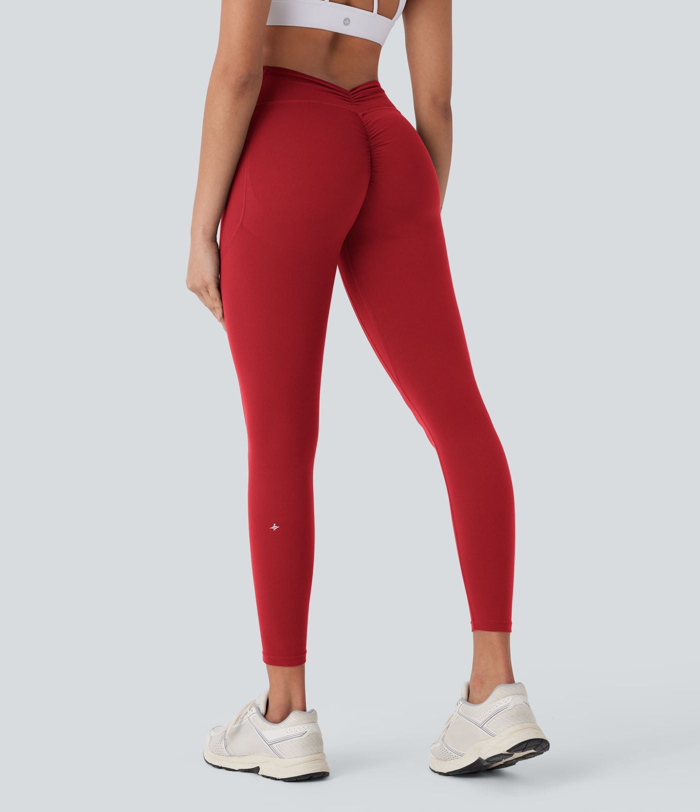 Legging de yoga gainant galbant taille haute avec fronces et poches Halara UltraSculpt™