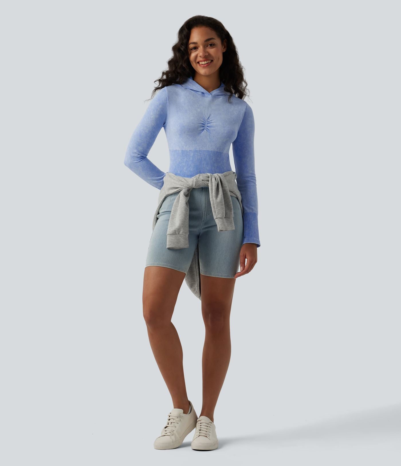 Sweat casual à capuche OneForm sans couture Flow manches longues