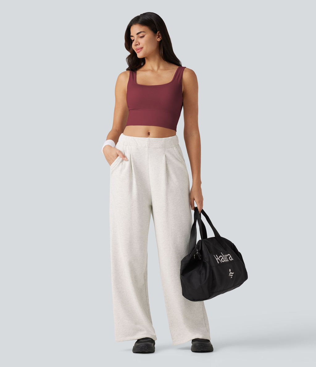 OneForm Débardeur casual sans couture col rond échancré dos en U avec soutien-gorge intégré