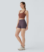 Short cycliste 7,5 cm d'entraînement gainant taille haute avec poches Halara UltraSculpt™