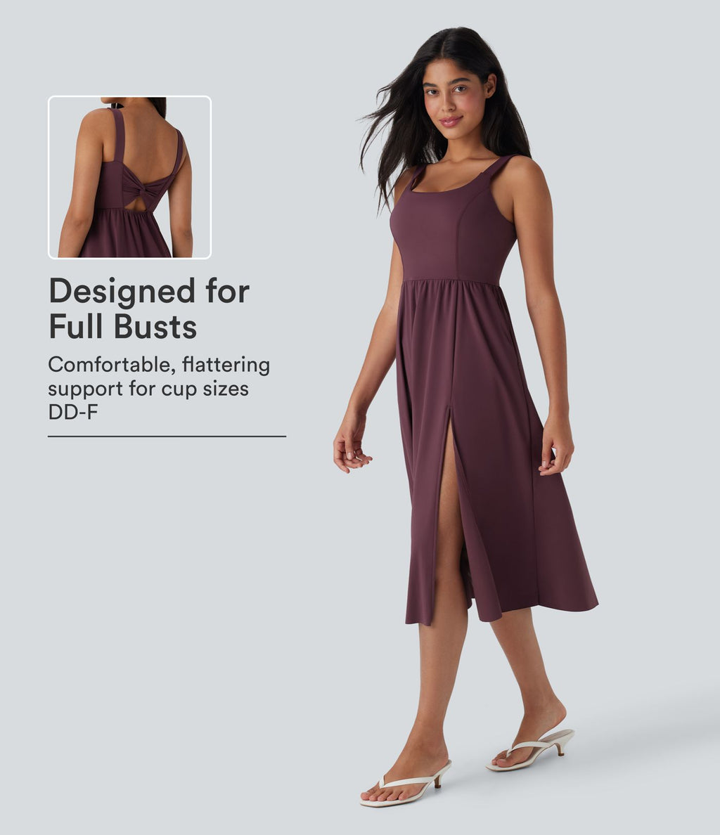 Robe décontractée mi-longue SoftlyZero™ Airy avec coques et effet frais InstantCool avec poches, bonnets E-G