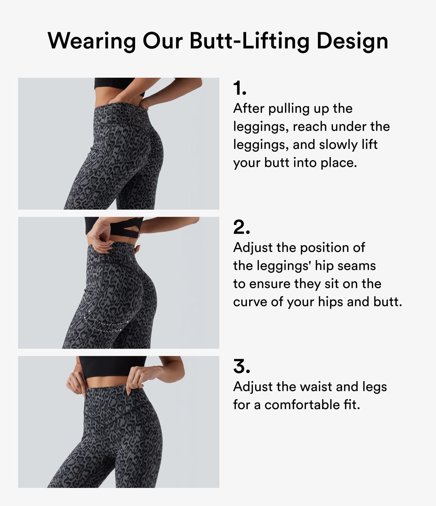 Legging corsaire d'entraînement taille haute gainant effet push-up imprimé léopard Halara UltraSculpt™ avec poches