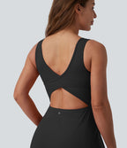 Robe de sport mini 2-en-1 SoftlyZero™ Airy col U poches effet frais InstantCool danse bonnets E-G, accès facile Easy Peasy