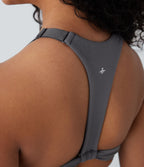 Halara UltraSculpt™ Brassière de sport yoga soutien léger col U dos nu avec crochets ajustables