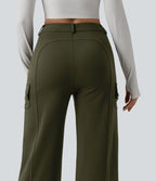 DayStretch Pantalon cargo décontracté taille haute coupe droite avec poches
