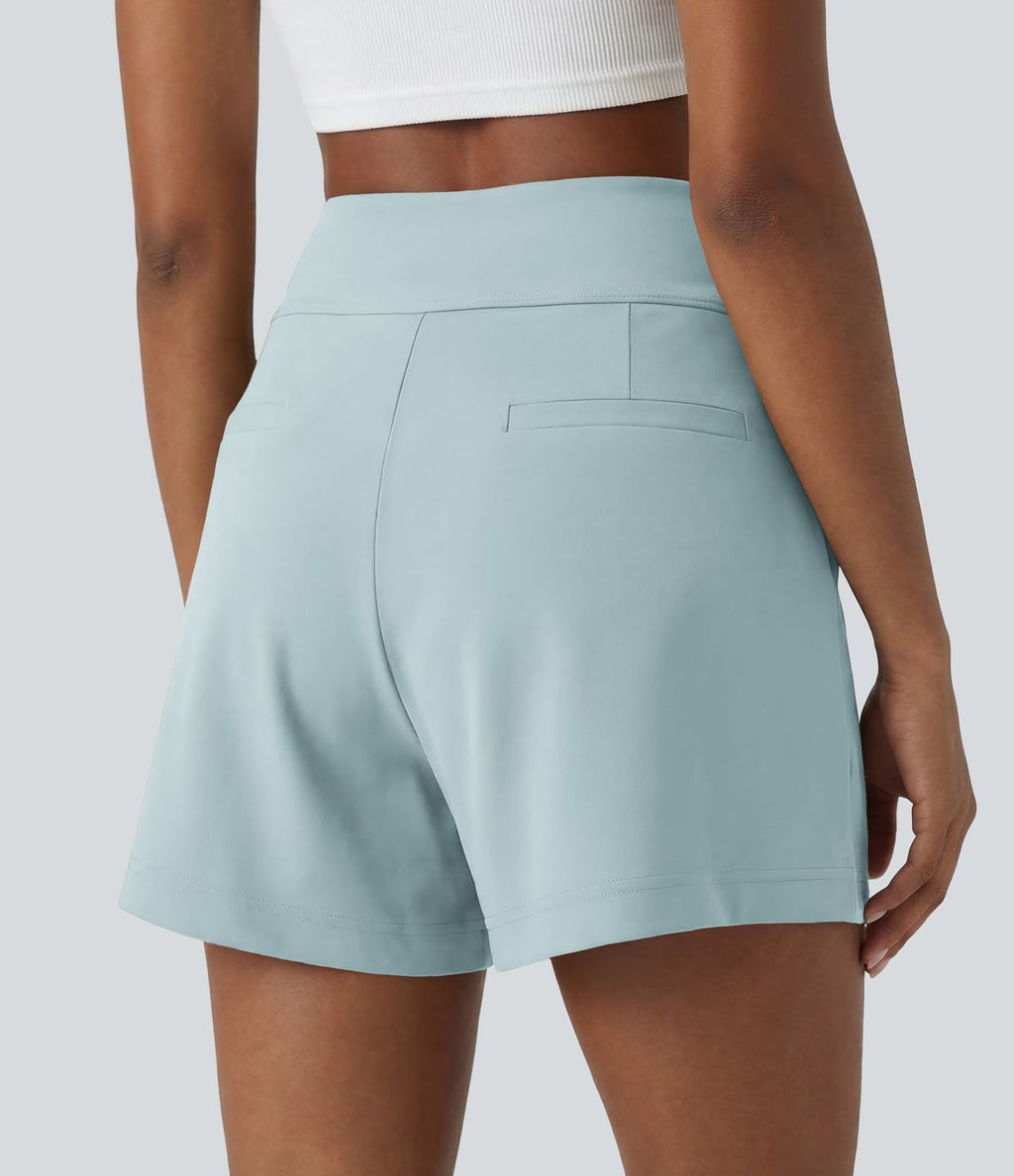 Short de travail large taille haute DayStretch avec poches