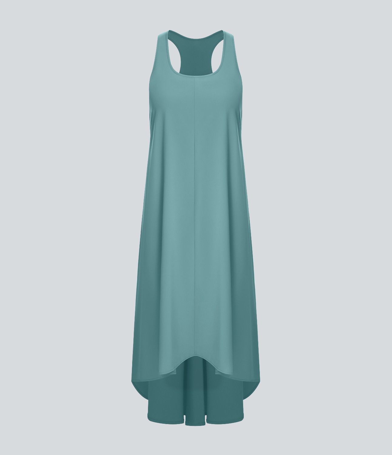 Robe décontractée mi-longue Breezeful™ dos nageur poche latérale fluide asymétrique séchage rapide A-C