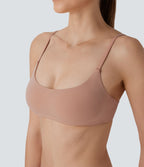 Brassière de détente extensible dos nu douce pour la peau avec bretelles ajustables
