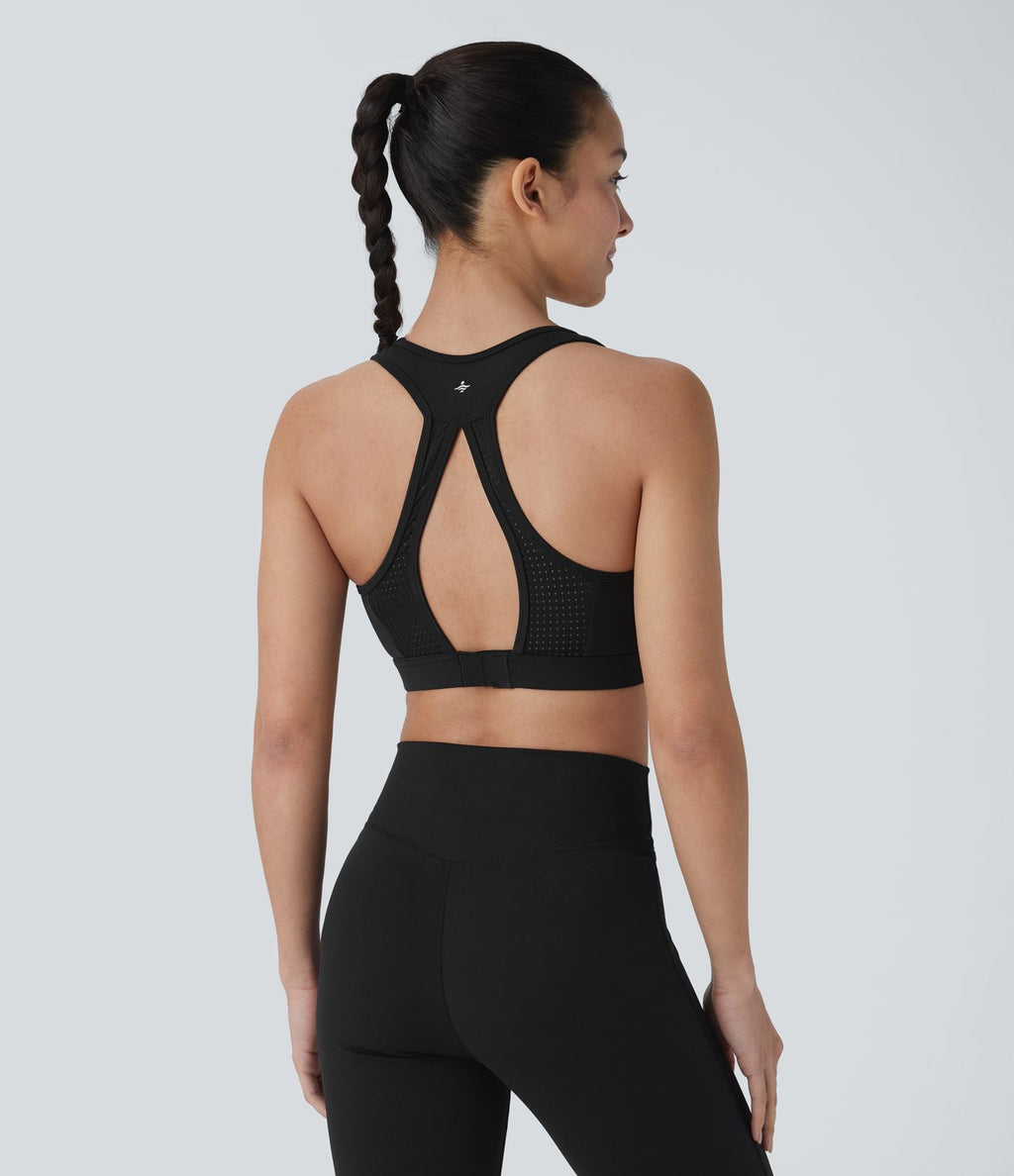 Brassière de Sport Running SpeedWave™ à Dos Nu et Dos Nageur, Perforée, à Séchage Rapide et Maintien Moyen