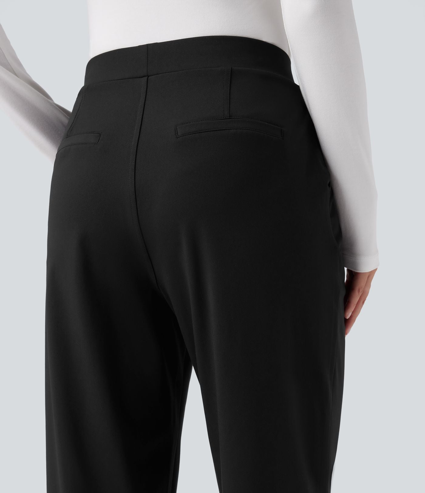 Pantalon tailleur Halara Flex™ DayStretch gainant coupe droite taille haute avec poches