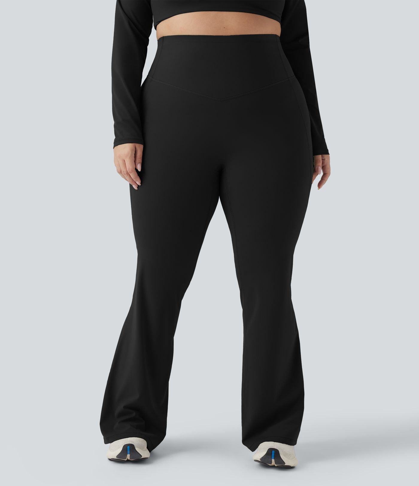 Pantalon yoga évasé gainant sculptant grande taille taille haute Halara UltraSculpt™